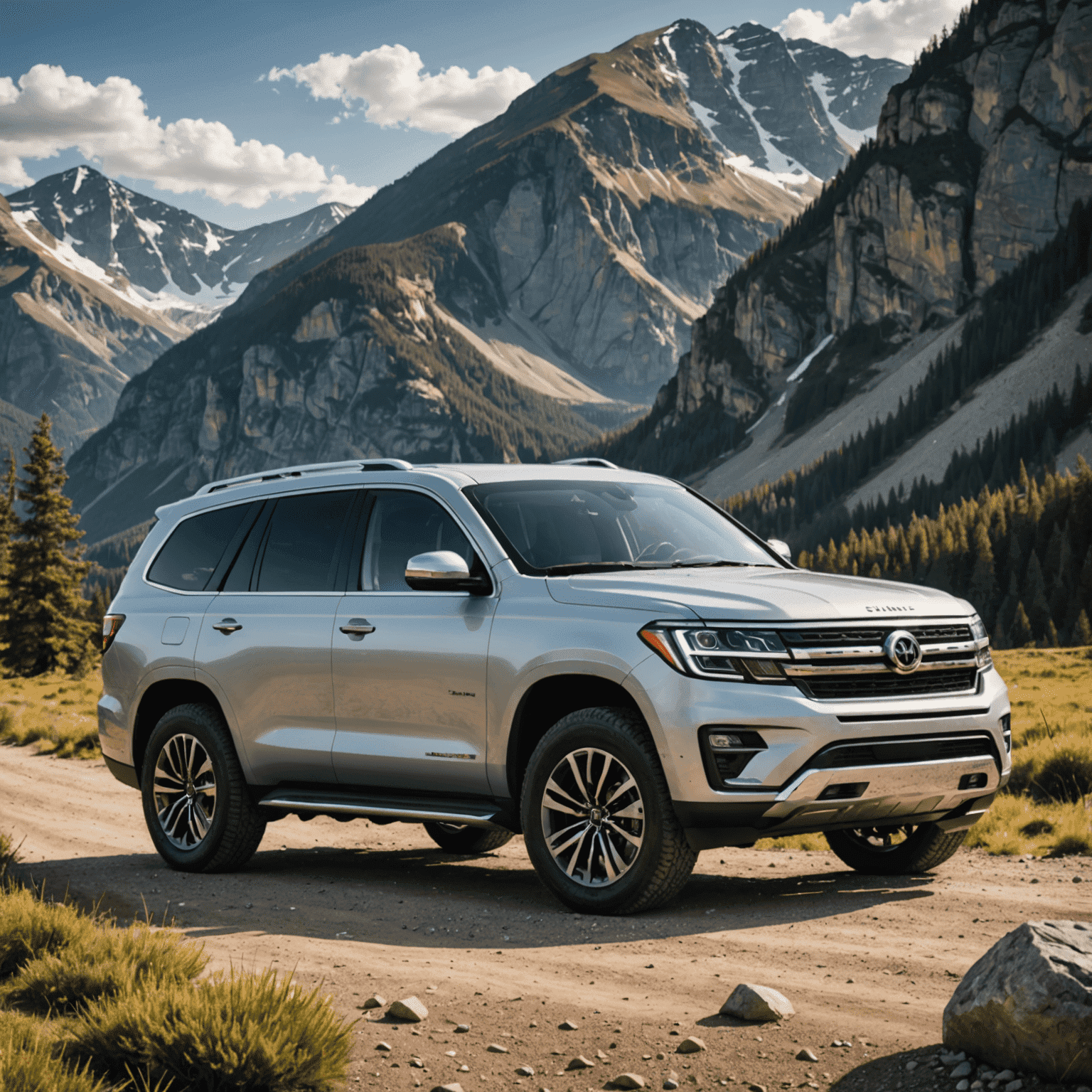 A spacious SUV ideal for family trips and outdoor adventures